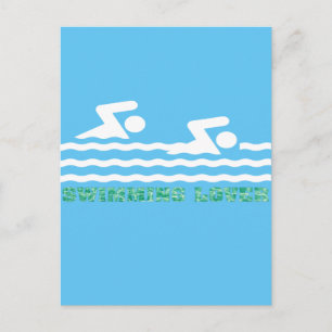 Swimming Lover Postcard
