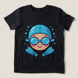 Swimming lovers after school activity club Tri-Blend shirt