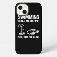Swimming Make Me Happy Swimmer Team Gift Funny