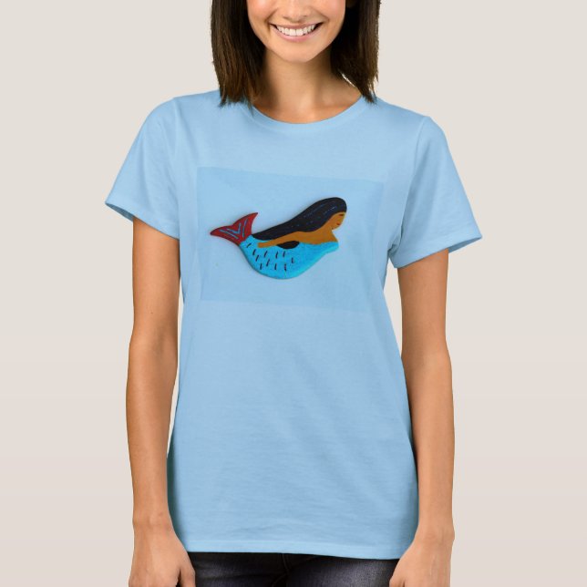 swimming mermaid t-shirt (Front)