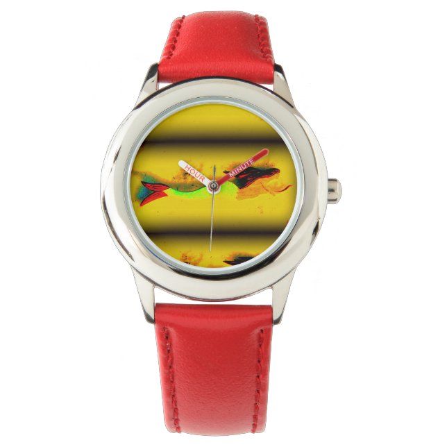 swimming mermaid wrist watch (Front)