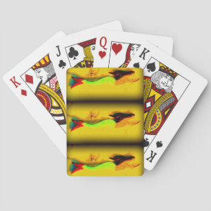swimming mermaids playing cards