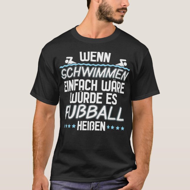 swimming  mountain running gift for runners  T-Shirt (Front)