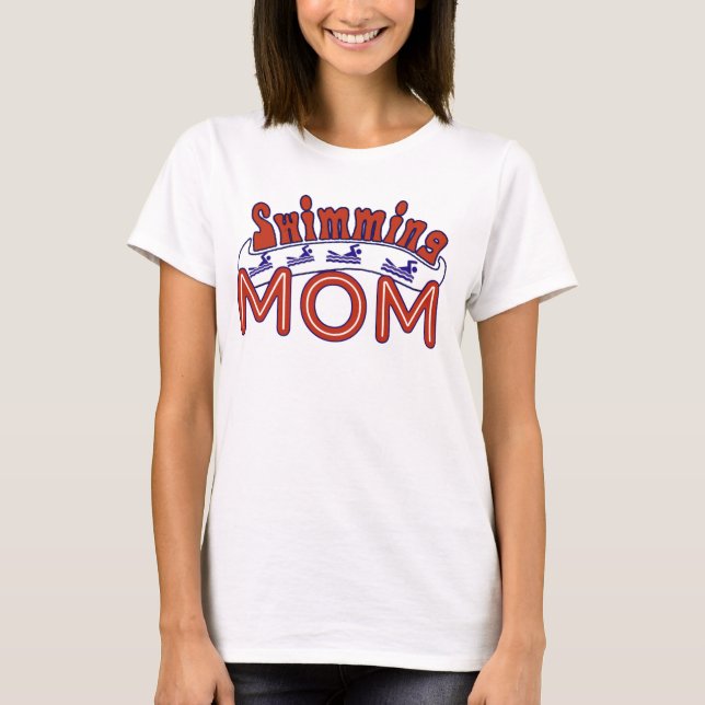Swimming Mum Tank Top (Front)