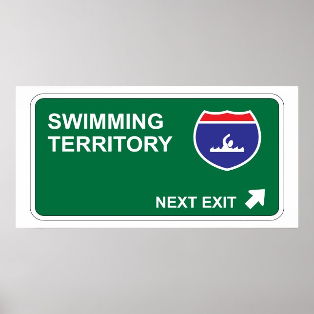Swimming Next Exit Poster (Front)