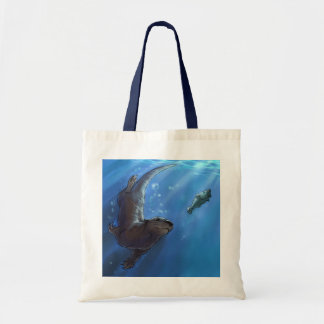 Swimming otter Bag