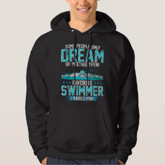 Swimming Parent Swimmer Mom Dad My Favorite Swim M Hoodie