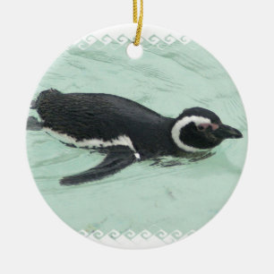 Swimming Penguin Ornament