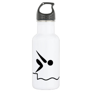 Swimming Pictogram 532 Ml Water Bottle