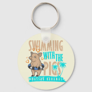 Swimming Pigs Bahamas Vacation Bahamas Cruise Key Ring