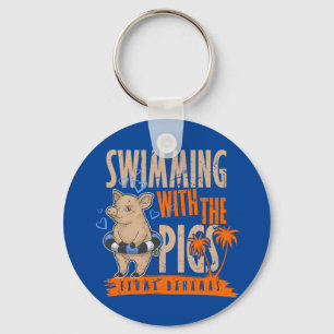 Swimming Pigs Bahamas Vacation Bahamas Cruise Key Ring