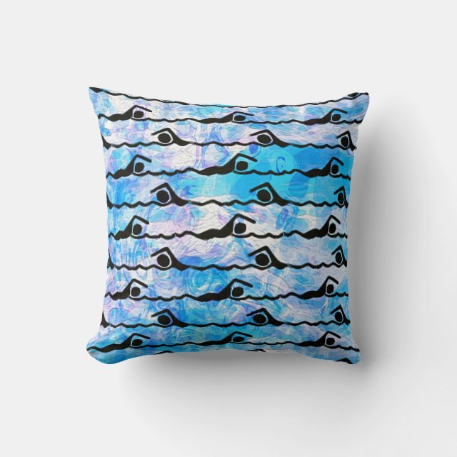 SWIMMING Pillow (Front)