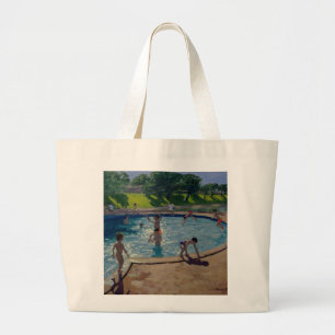 Swimming Pool 1999 Large Tote Bag