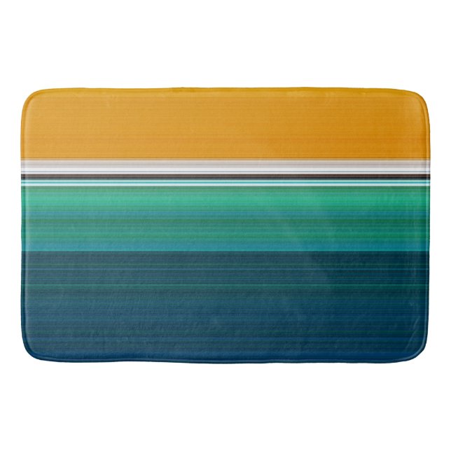 Swimming Pool Abstract Art Bath Mat (Front)