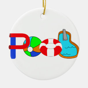 Swimming Pool Ceramic Tree Decoration