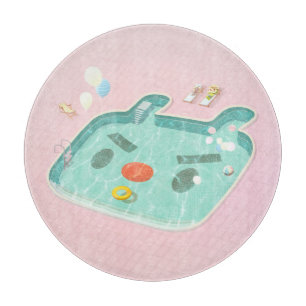 Swimming Pool Cutting Board