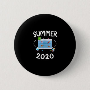 Swimming Pool Face Mask Masks Meme Gag T-Shirt 6 Cm Round Badge
