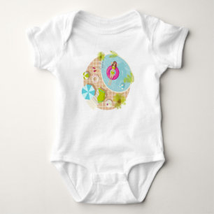 Swimming pool girl in bikini summer beach baby bodysuit