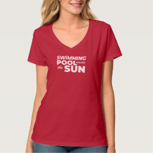 Swimming Pool Inside the Sun Title T-Shirt