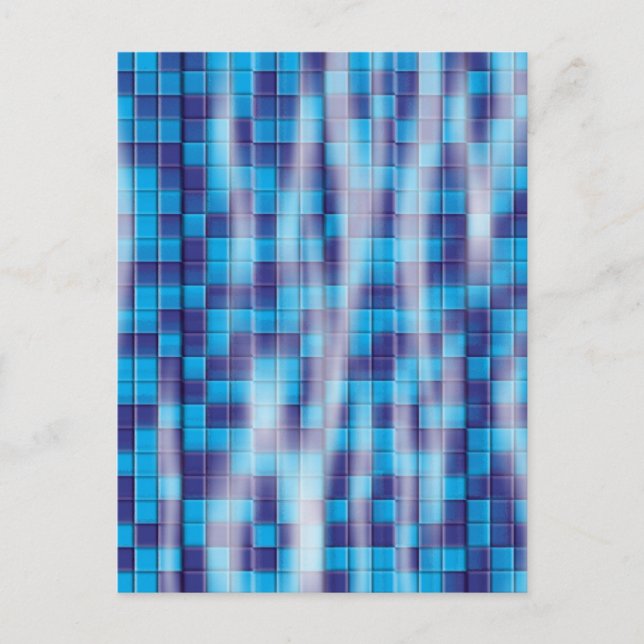 Swimming Pool Mosaic Postcard (Front)