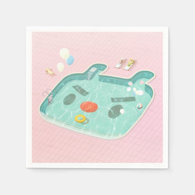 Swimming Pool Napkin (Front)