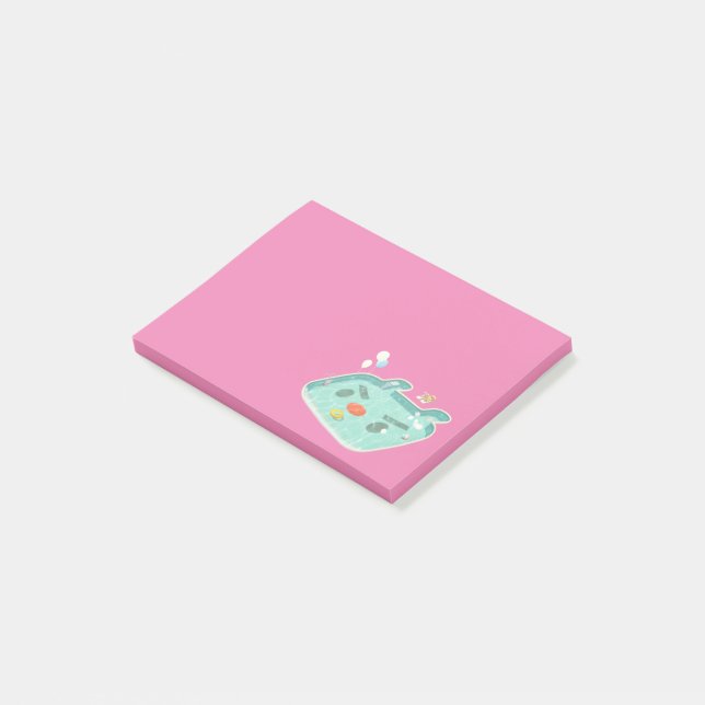 Swimming Pool Post-it Notes (Angled)