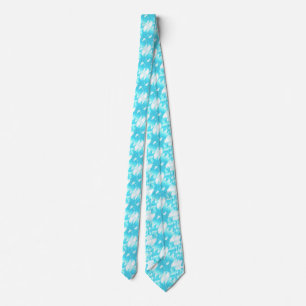 Swimming Pool print Tie