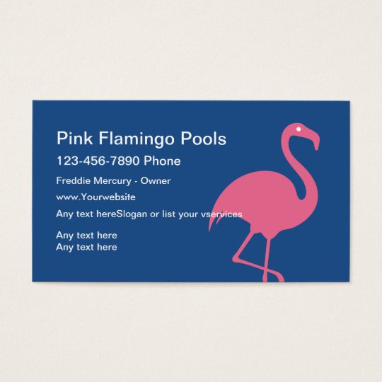 Swimming Pool Service Business Cards