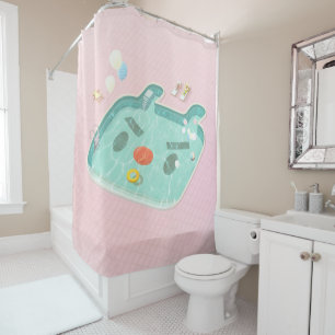 Swimming Pool Shower Curtain