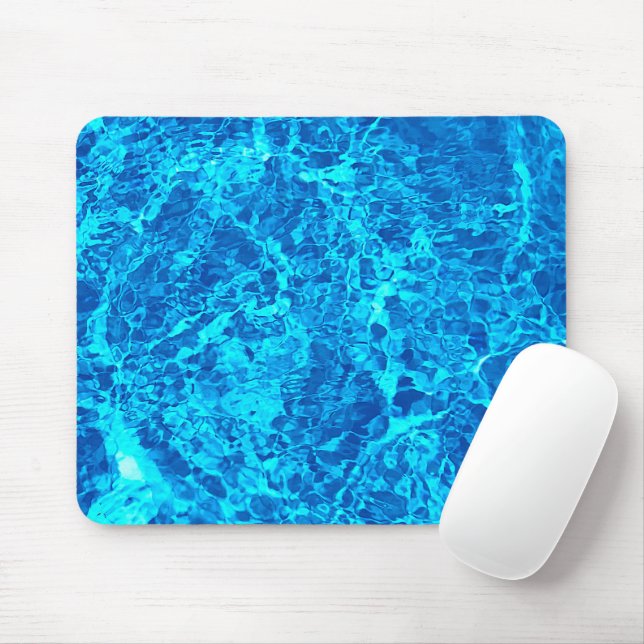 Swimming Pool Water Abstract Mouse Mat (With Mouse)