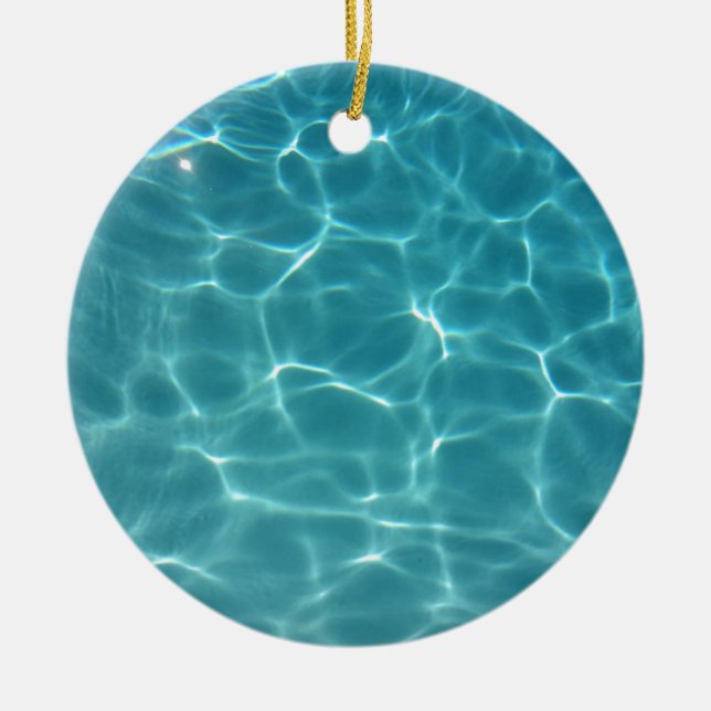 Swimming Pool Water Ceramic Tree Decoration (Front)