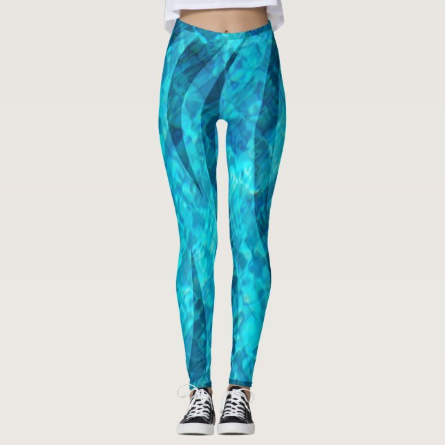 Swimming Pool Water Leggings (Front)