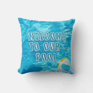 Swimming Pool Welcome Cushion