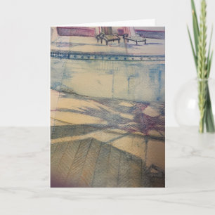 swimming poolGreeting Card
