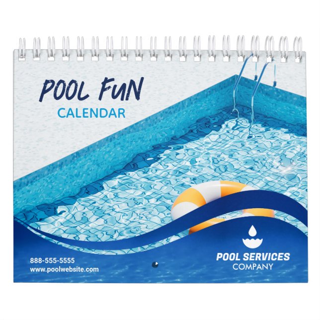 Swimming Pools | Pool Services Company Calendar (Cover)