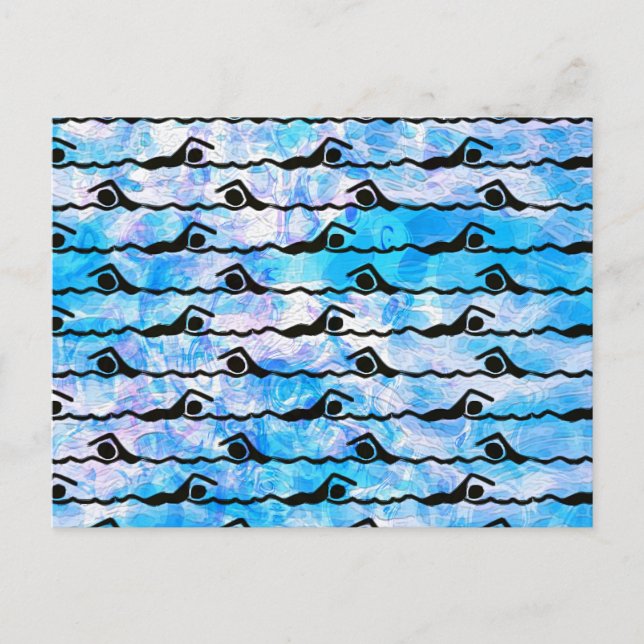 SWIMMING POSTCARD (Front)