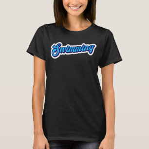 Swimming Retro Swimmer's T-Shirt