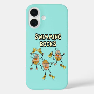 Swimming Rocks iPhone 16 Case