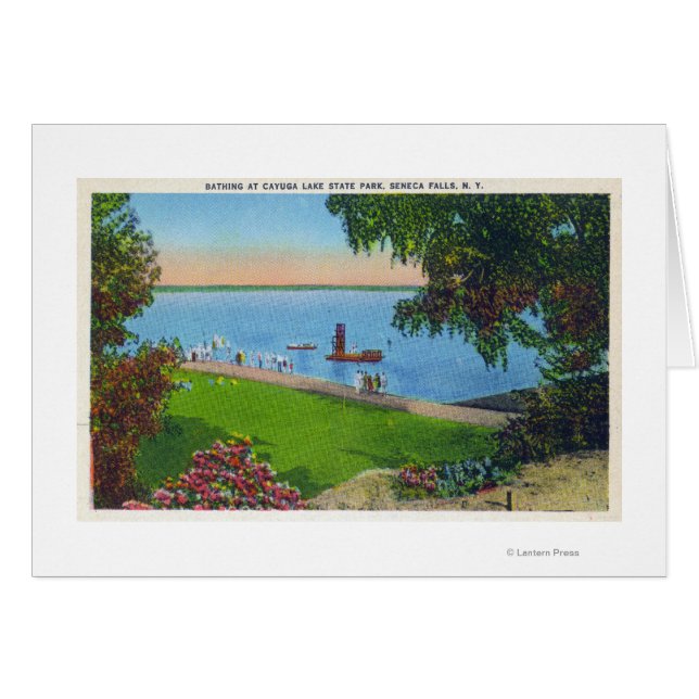 Swimming Scene at Cayuga Lake State Park (Front Horizontal)