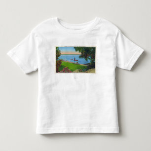 Swimming Scene at Cayuga Lake State Park Toddler T-Shirt