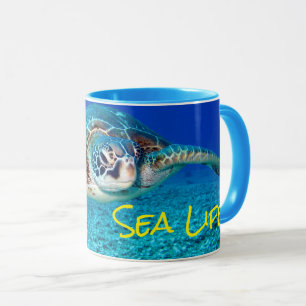Swimming Sea Turtle Mug