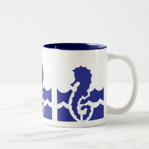 Swimming Seahorse Seashore Mug