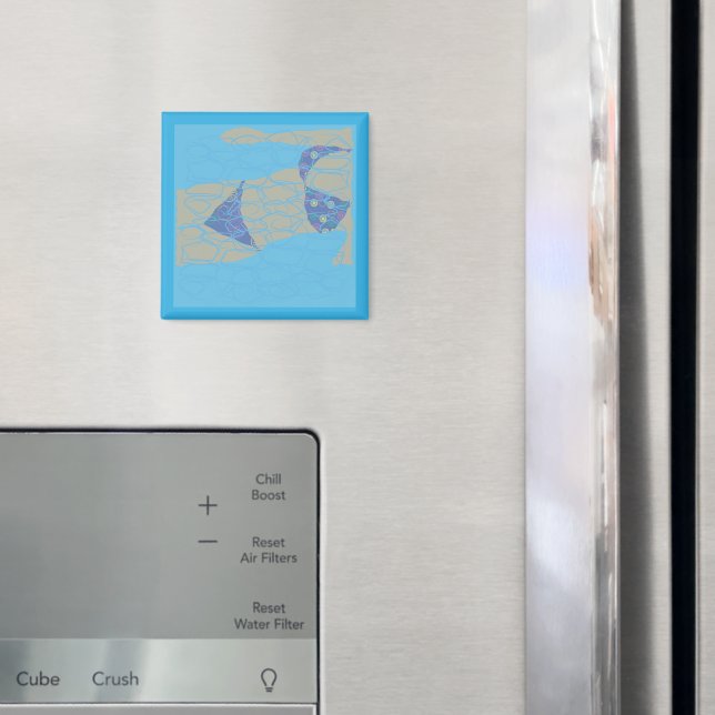 Swimming See Through Magnet (In Situ (Fridge))