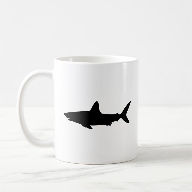 Swimming Shark Coffee Mug (Left)
