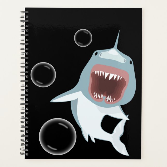 Swimming Shark Montly Planner for Girls (Front)