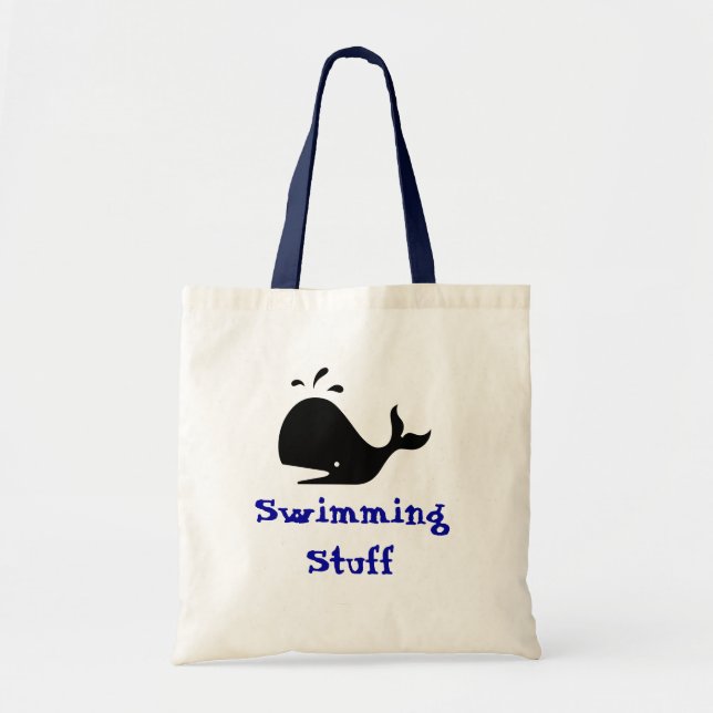 Swimming Stuff Tote Bag (Front)