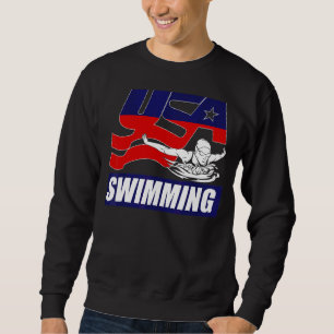 Swimming Swimmer Coach Swim Team Sports  2022 U S Sweatshirt