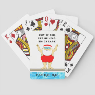 Swimming Swimmer Holiday Gift Playing Cards