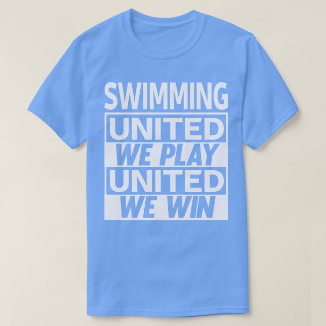 Swimming Swimmer T-Shirt (Design Front)