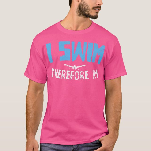 Swimming Swimmer T-Shirt (Front)